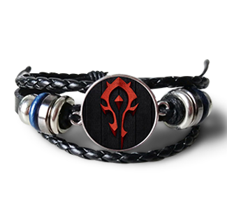 WOW The Horde Symbol Bracelet (Darker Tint)