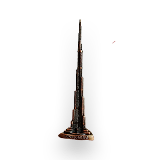 Khalifa Tower Metal Decoration (Red)